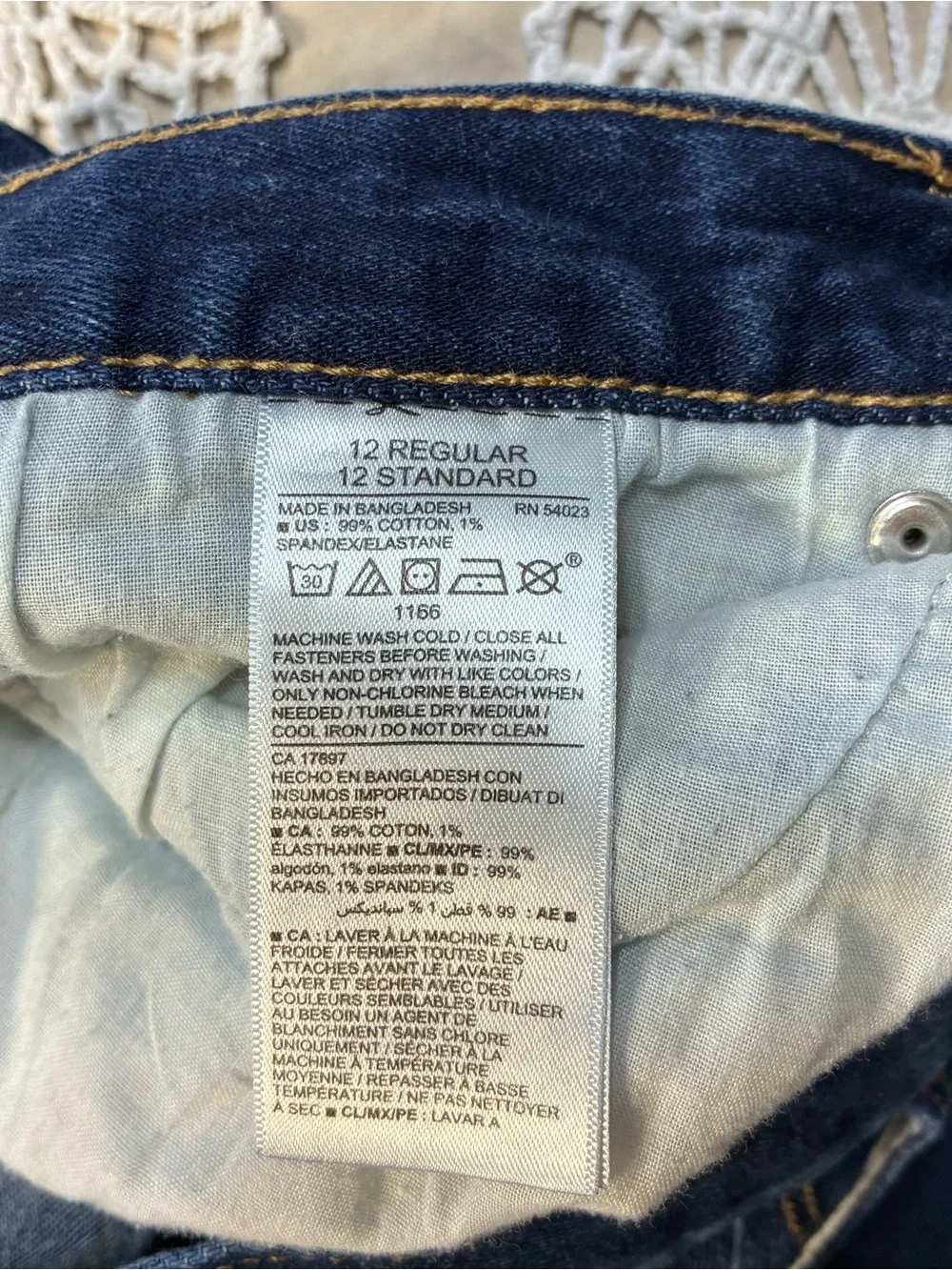 Old Navy Girl’s 12 Regular Indigo Flare Jeans Bootcut